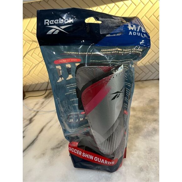 reebok soccer shin guards M/L